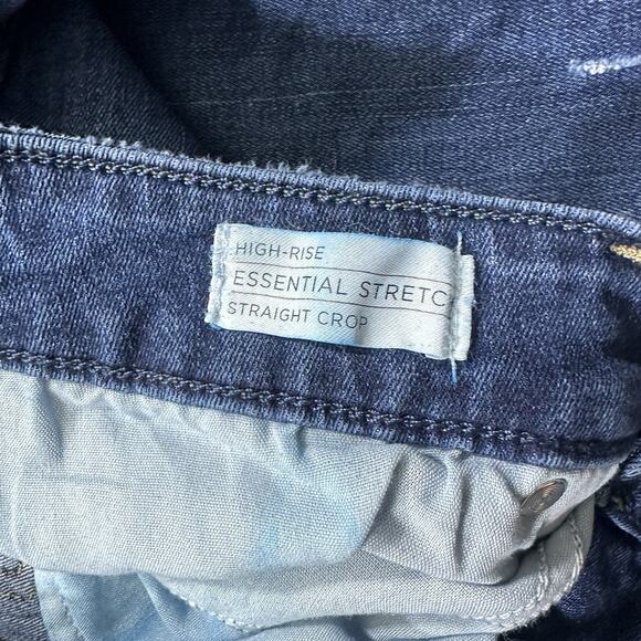 Lane‎ Bryant Jeans Women’s 16 Blue High-rise Essential Stretch Straight Crop - Picture 5 of 16